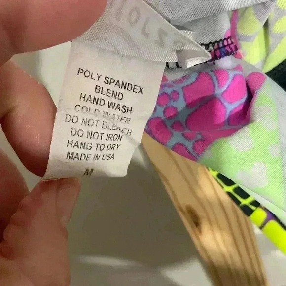 Svforza animal print colorful short stretchy and soft skirt w/pocket size Medium - Picture 4 of 7